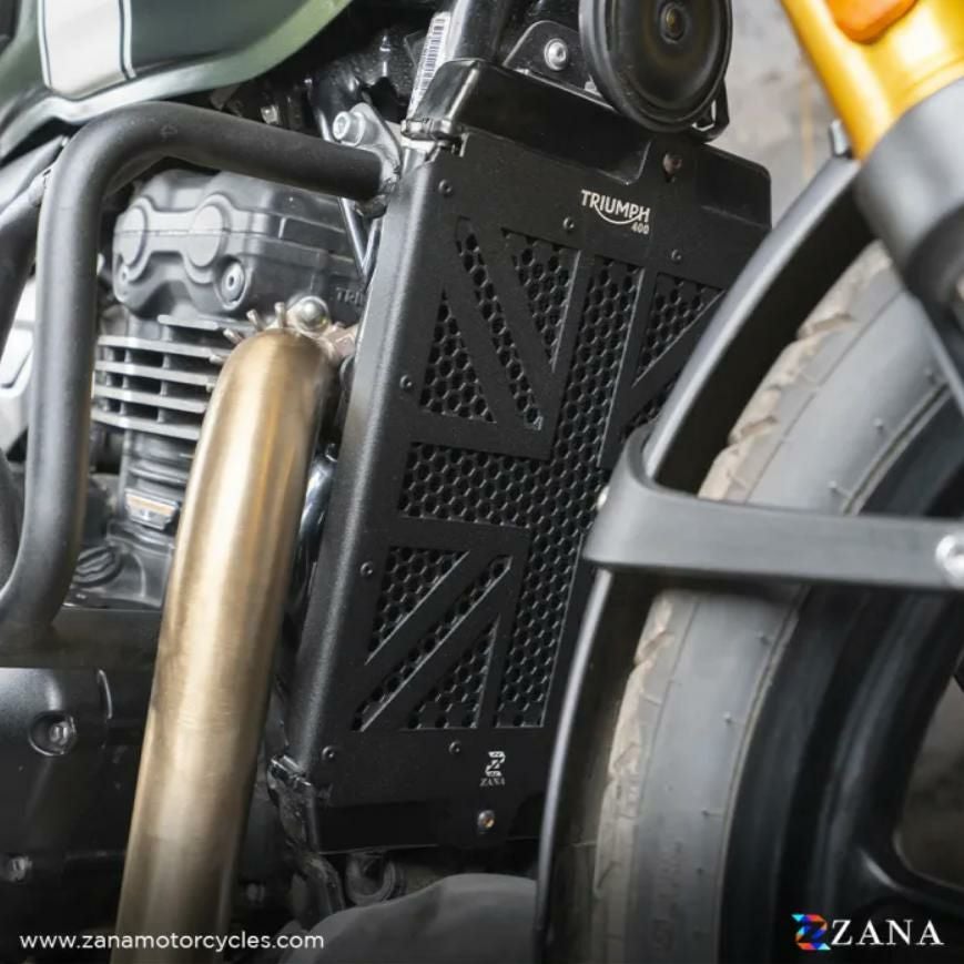 トライアンフ スピード400/スクランブラー400X ラジエーターガード
