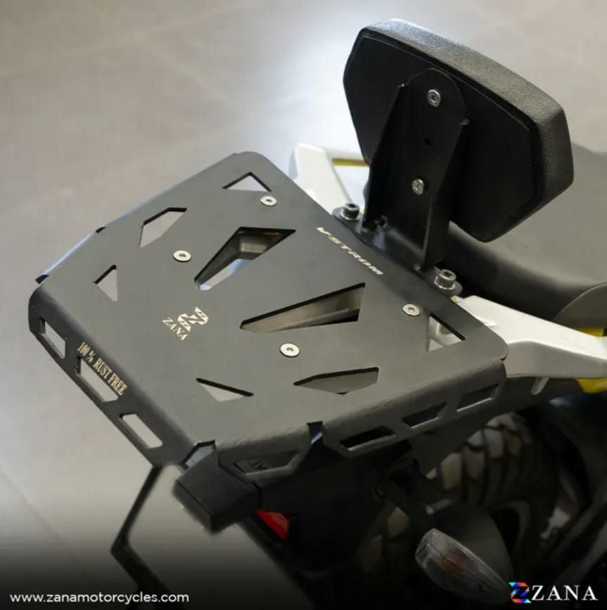 スズキ V-ストローム250SX ピリオンバックレスト ブラック ZANA