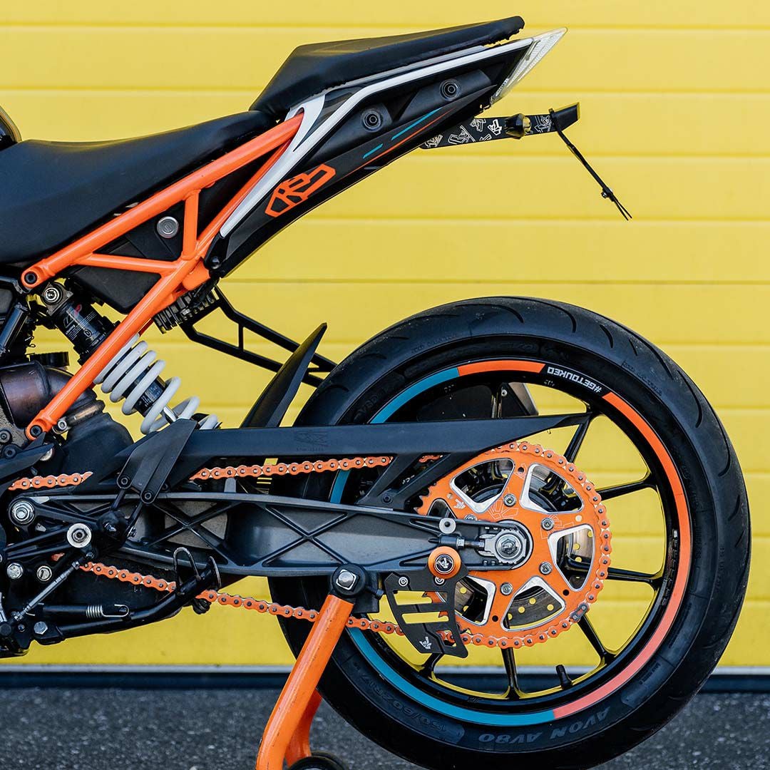 KTM デューク 125/250/390 17-23 フェンダーレスキット プレミアム