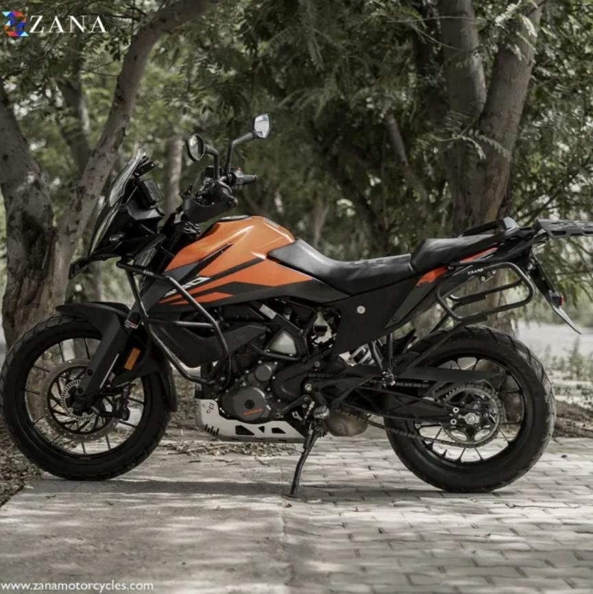 KTM アドベンチャー250/390/390X サドルバッグサポート ブラック ZANA