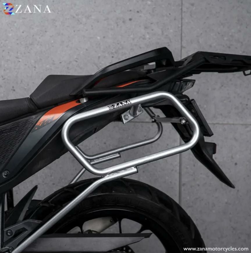 KTM アドベンチャー250/390/390X サドルバッグサポート シルバー ZANA