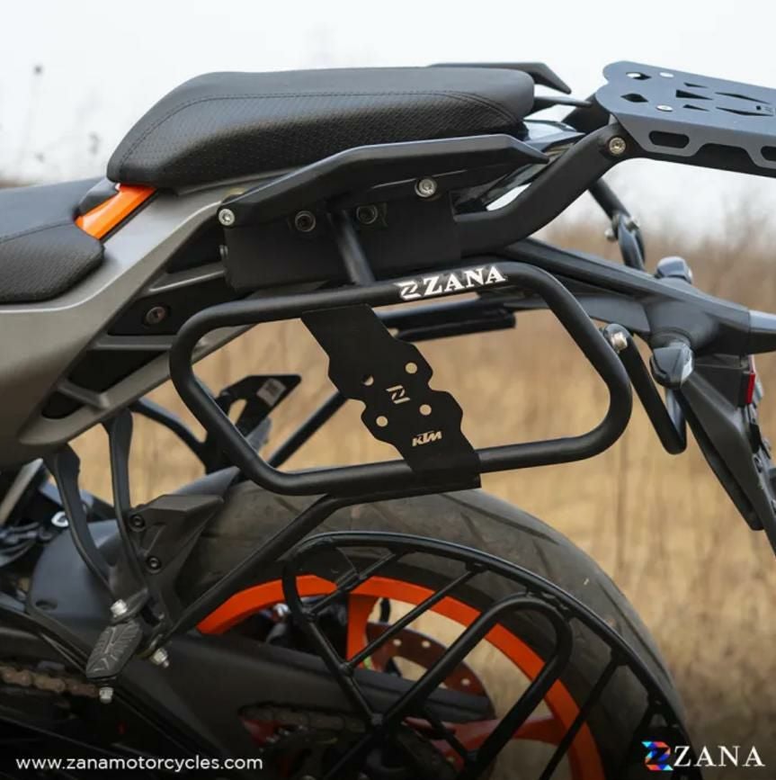 KTM DUKE 250/390 サドルバッグサポート 補強入り ブラック ZANA