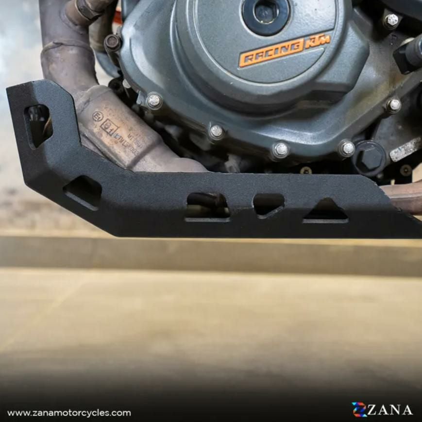 KTM アドベンチャー250/390/390X スキッドガード V3 アルミ製ブラック