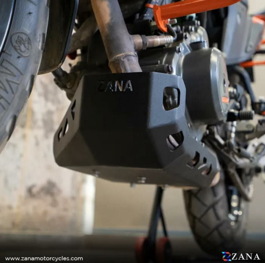 KTM アドベンチャー250/390/390X スキッドガード V3 アルミ製ブラック
