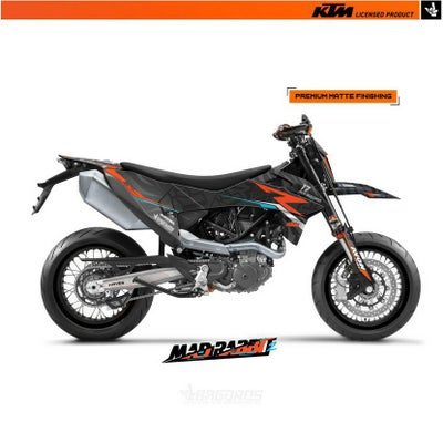 GPR製 KTM 690 SMC R (2021-2024)用スリップオンマフラー Furore Black