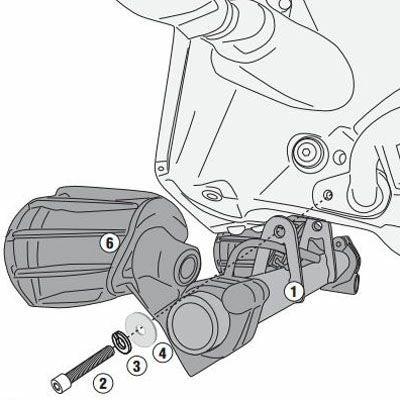KTM 390アドベンチャー 20-24 スポットライト用 フィッティングキット