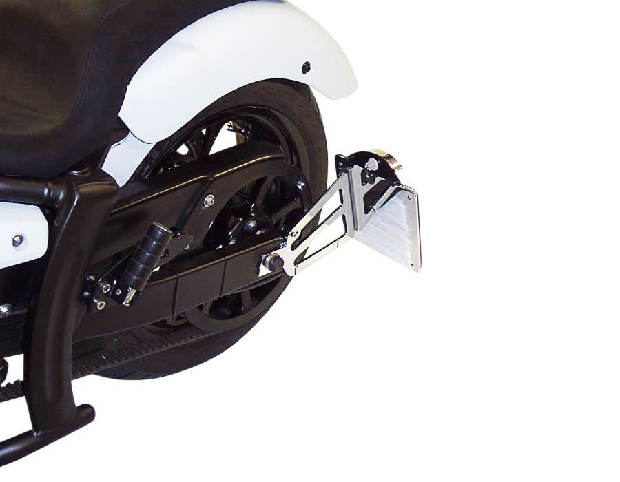 ヤマハ XVS1300カスタム サイドナンバー ナンバープレートホルダー