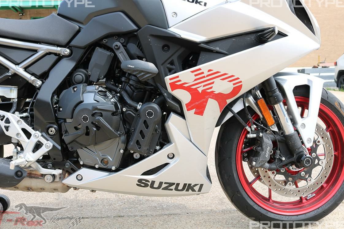 GSX-8T/GSX-8TT/GSX-8S/GSX-8R ノーカットフレームスライダー T-REX