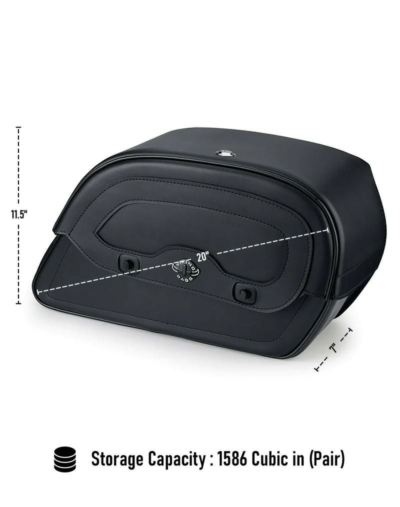 レブル500 Warrior ラージサドルバッグ 26L Viking Bags | バイク