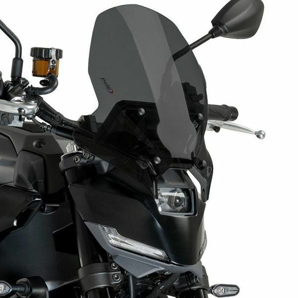 [値下げ]MT-09 Puig プーチ　スクリーン　スモーク　シールド MT-09 2021- スクリーン ウインドシールド ツーリング ブラック プーチ