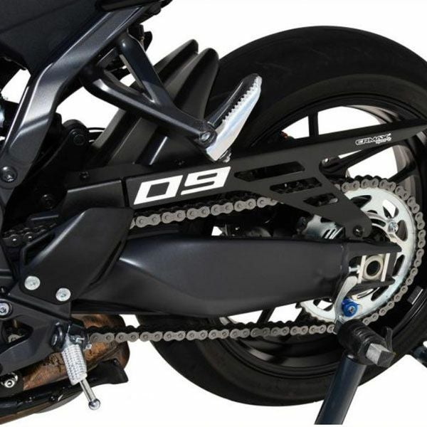 POWERBRONZE リア フェンダー カーボン/ブルー HUGGER ヤマハ MT-09,FZ