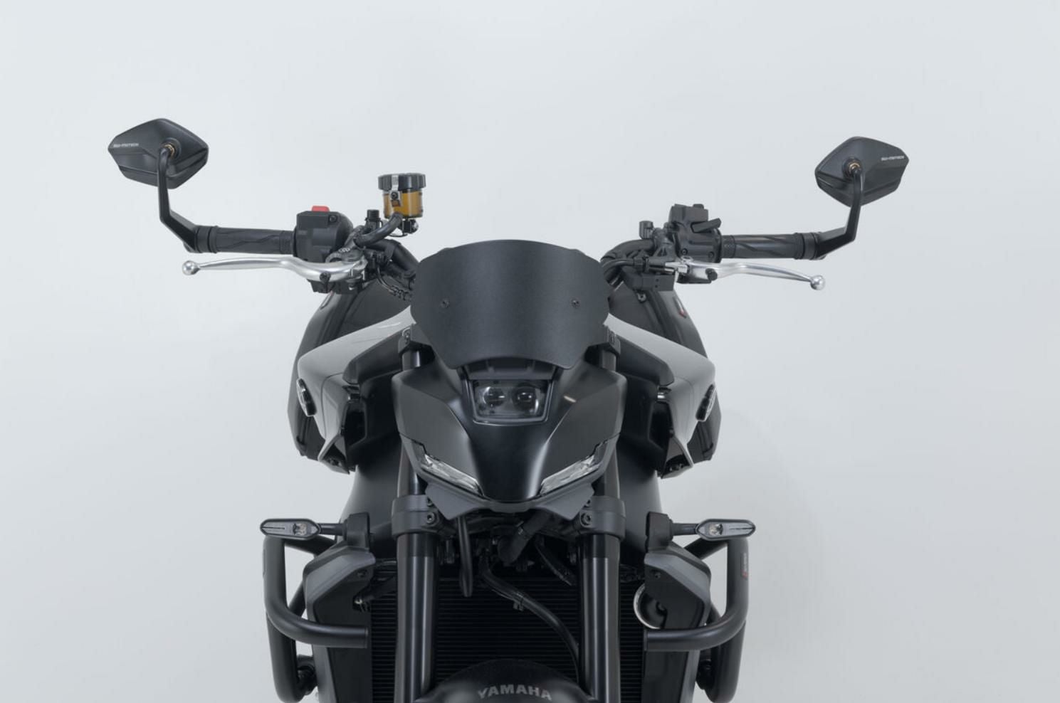 YAMAHA MT-09 アクラポビッチフルエキ バーエンドミラー 2025 MT-07 MT-09 ハンドルバーエンドミラー E9 ヤマハ MT09 SP 2021