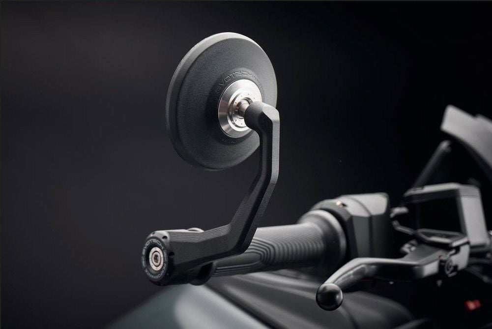 KTM 125/390デューク / ハスクバーナ 401 バーエンドミラー（レトロ