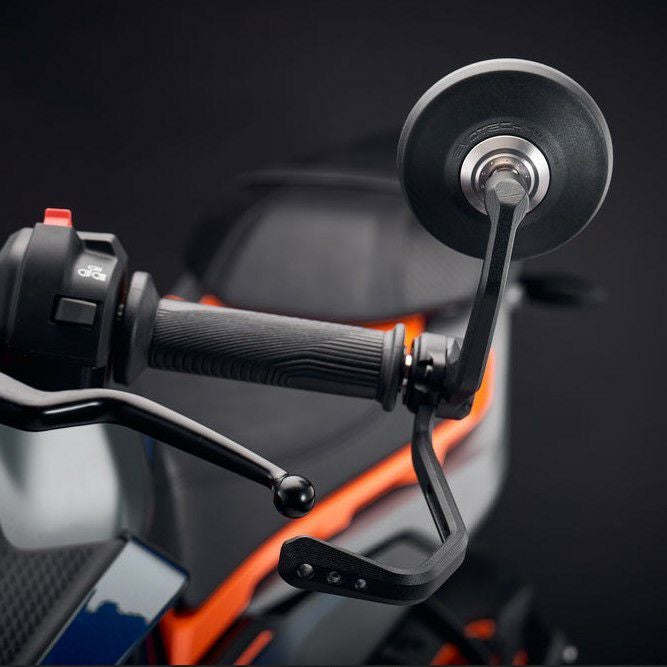 KTM 125DUKE 24- バーエンドミラー＆プロテクターキット ブラック 左右