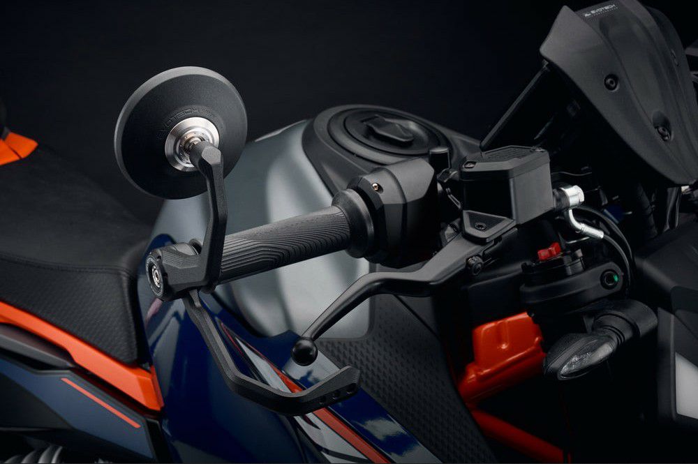 KTM 125DUKE バーエンドミラー KTM 125DUKE 24- バーエンドミラー＆プロテクターキット ブラック 左右
