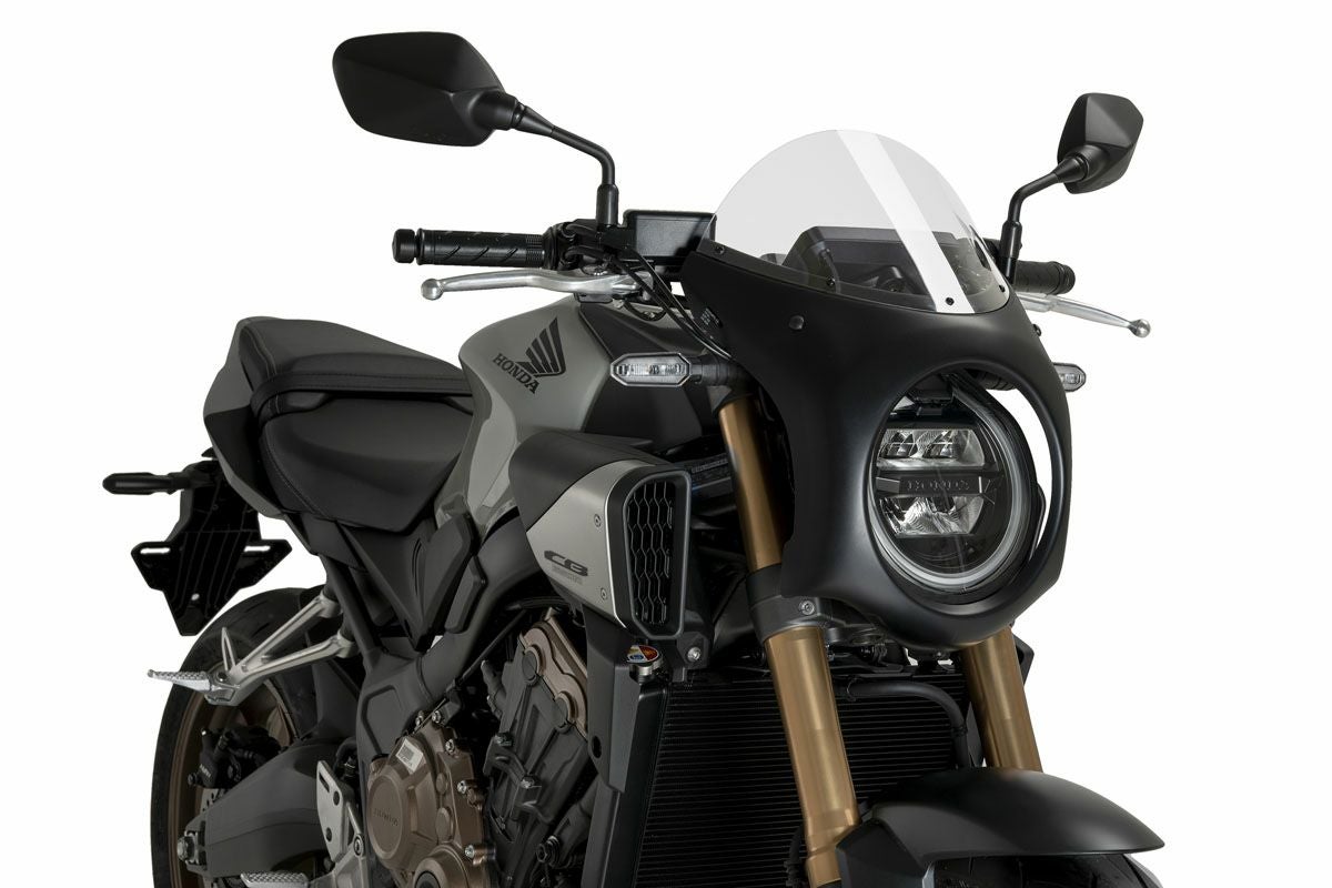 HONDA CBR650R CB650R プーチ スクリーン カウル プーチ(Puig) レトロ フロントカウル フェアリング スクリーン CB650R