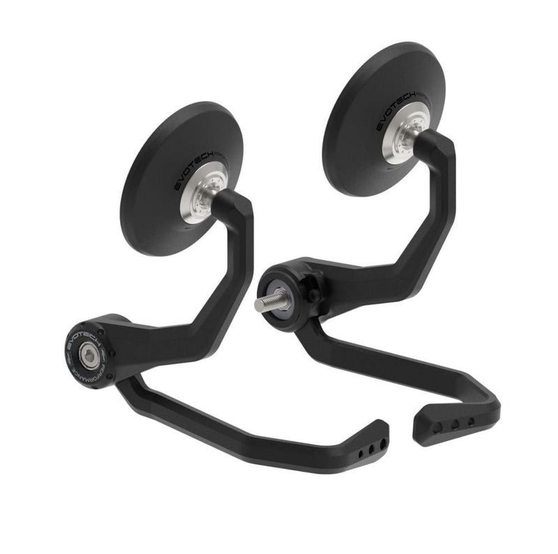 ヤマハ MT-09 24～ バーエンドミラー＆プロテクターキット ブラック 左右セット エボテックパフォーマンス_1