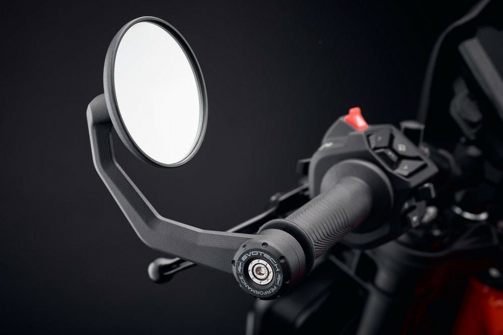 KTM 390DUKE 24- バーエンドミラー ブラック エボテックパフォーマンス