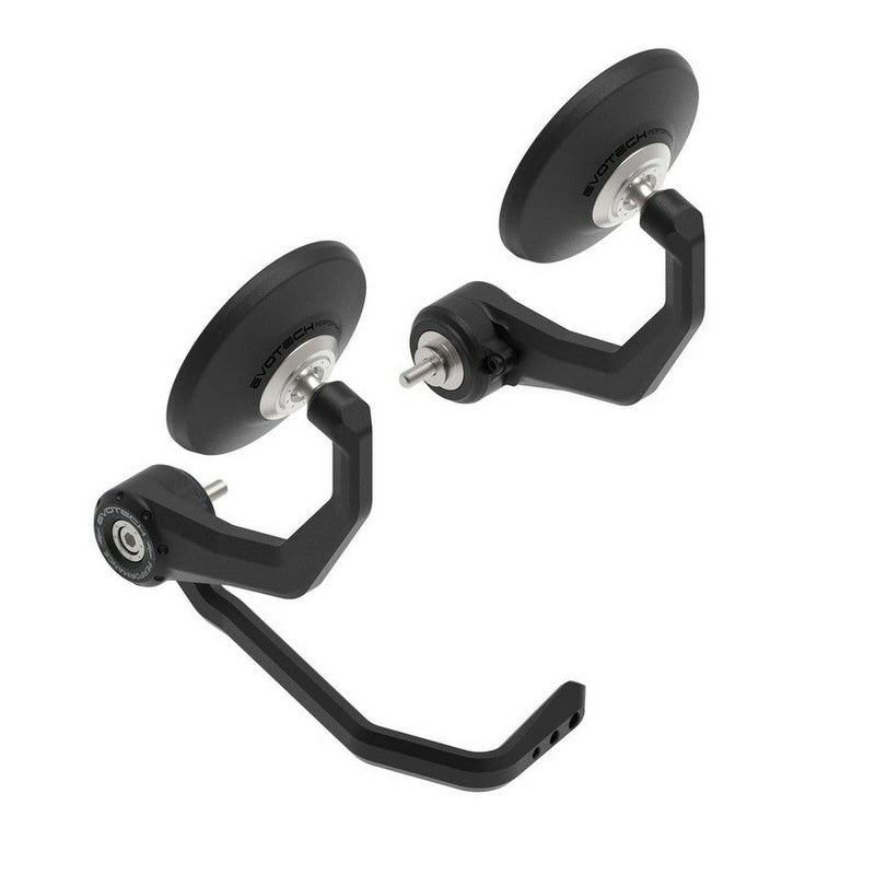 KTM 390DUKE 13-23 バーエンドミラー/ブレーキレバーガードキット ブラック エボテックパフォーマンス_1