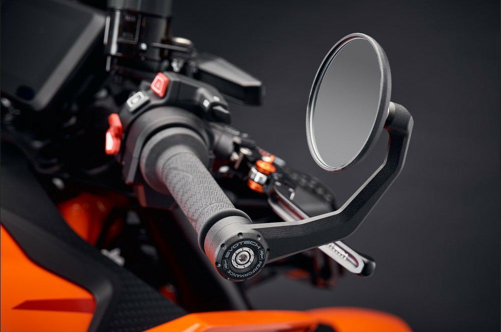 KTM 790DUKE 18- バーエンドミラー ブラック エボテックパフォーマンス