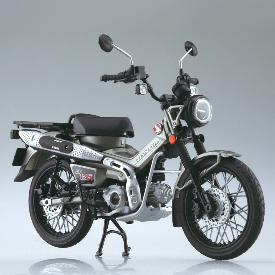 1/12 ホンダハンターカブ CT125 マットアーマードシルバーメタリック 1/12 ホンダハンターカブ CT125 マットアーマードシルバーメタリック