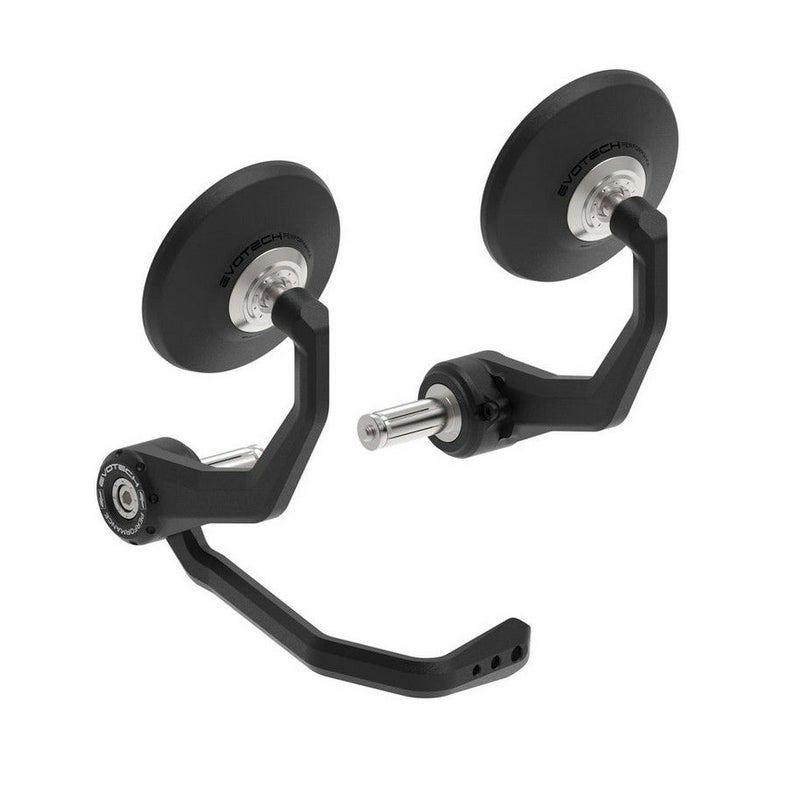 KTM 890DUKE/R/GP 20- バーエンドミラー/ブレーキレバーガードキット ブラック エボテックパフォーマンス_1