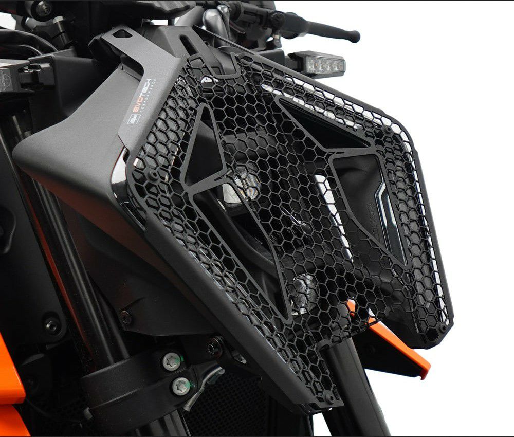 KTM 990DUKE 24- ヘッドライトガード ブラック エボテック