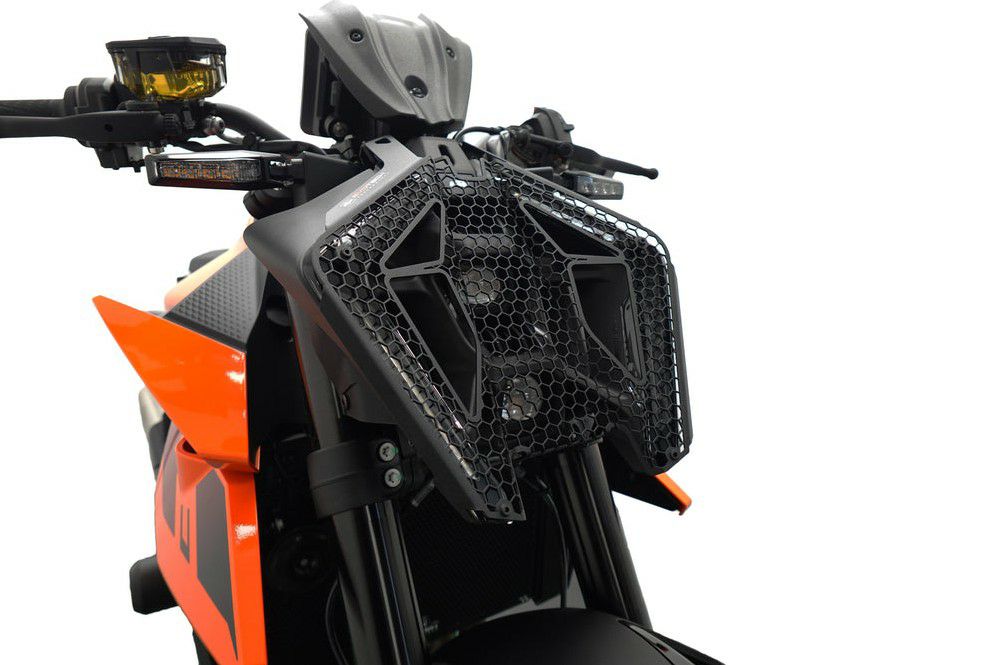 KTM 990DUKE 24- ヘッドライトガード ブラック エボテック
