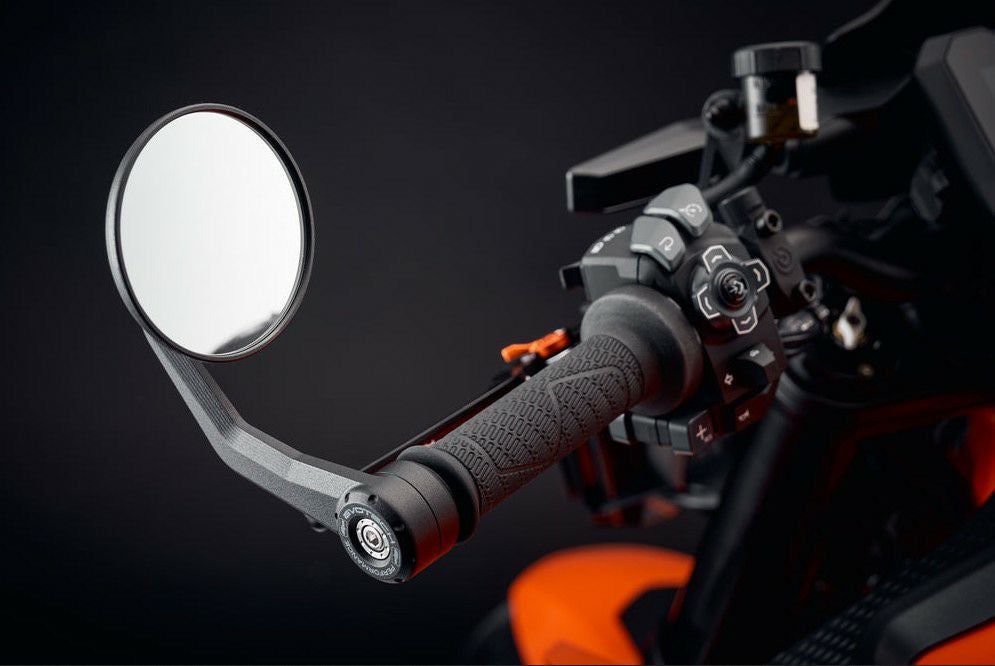 KTM 1290スーパーデューク R 20- バーエンドミラー ブラック エボ KTM 1290スーパーデューク R 20- バーエンドミラー ブラック エボ
