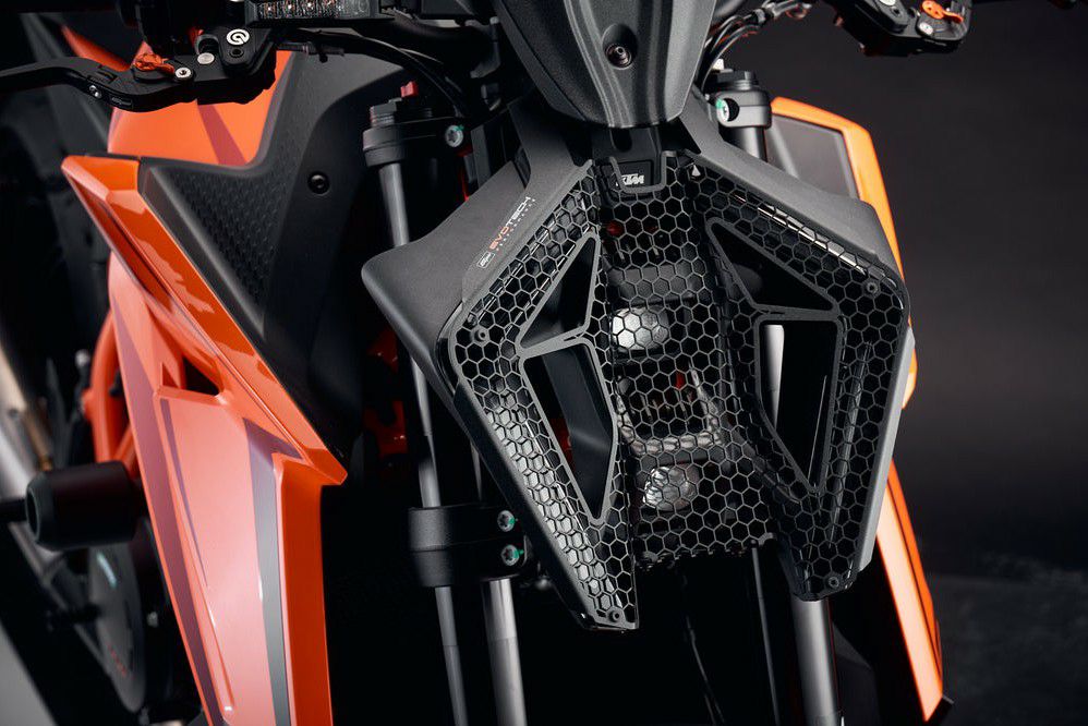 KTM 1390スーパーデューク R 24- ヘッドライトガード ブラック エボ