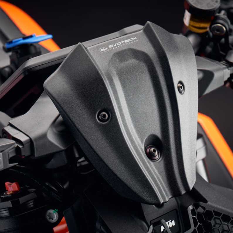 KTM 1390スーパーデューク R 24- フライスクリーン ブラック エボテックパフォーマンス_1