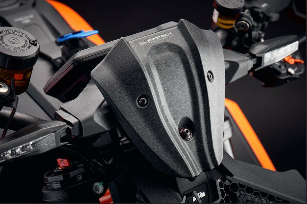 KTM 1390スーパーデューク R (24-) フライスクリーン ブラック Evotech