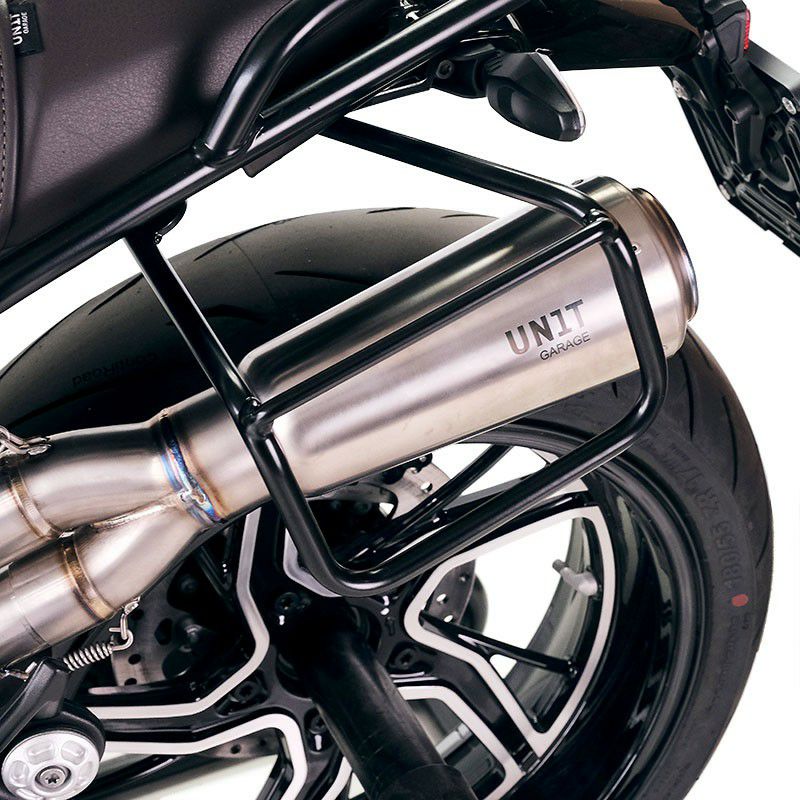  R12nineT用サイドバック BMW R12nineT サイドバッグフレーム 左側 ブラック UNIT GARAGE