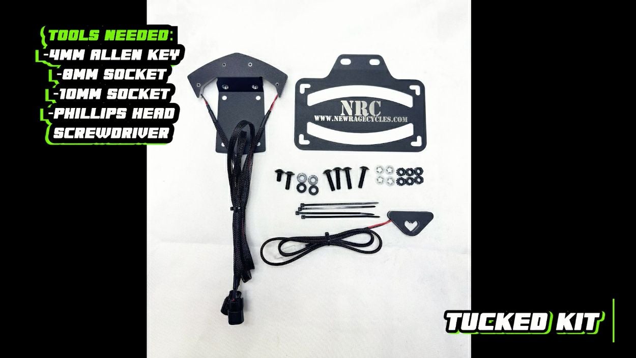 nina　CarTuned7台セット カワサキ ニンジャ650 23- フェンダーレスキット タックド New Rage