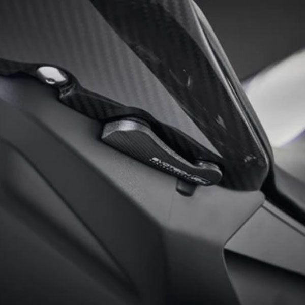 ヤマハ YZF-R7 22～ パッセンジャーフットペグ 脱着キット ブラック エヴォテックパフォーマンス_1