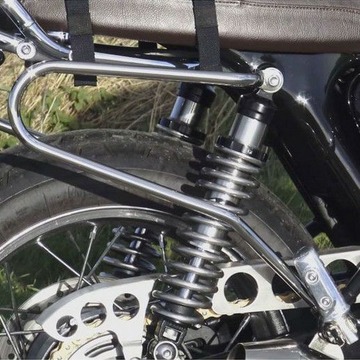 【新品未使用】ロイヤルエンフィールド　メテオ350 サイドバッグサポート ロイヤルエンフィールド メテオ350 サイドバッグサポート ブラック