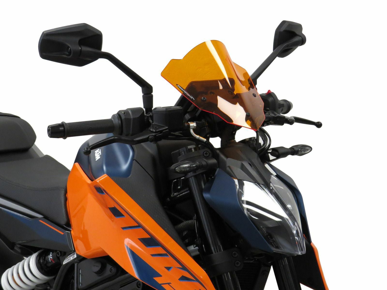 KTM 125/250/390 DUKE 24- スクリーン 230mm オレンジ パワーブロンズ