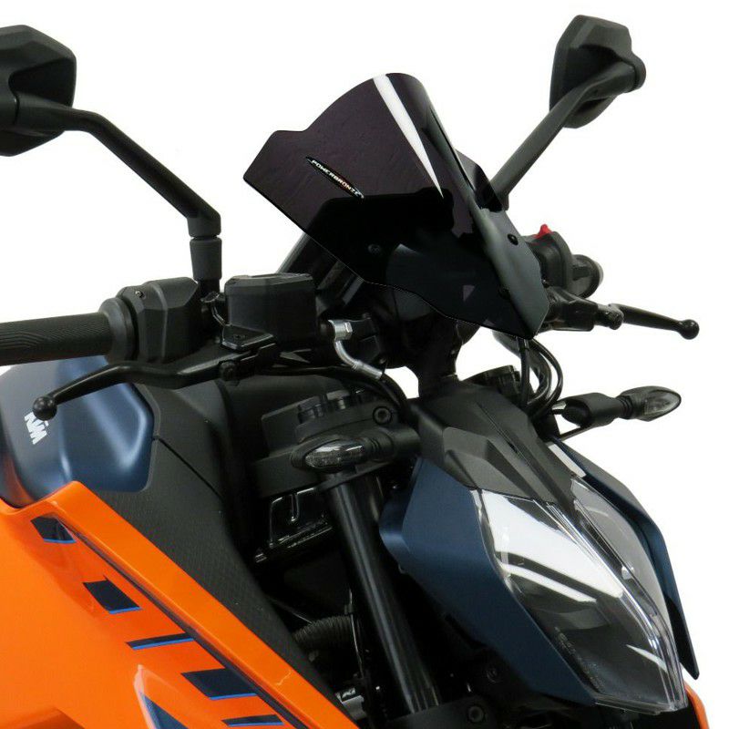 ktm duke 125ABs値下げしません KTM 125/250/390 DUKE 24- スクリーン 230mm ダークスモーク パワー