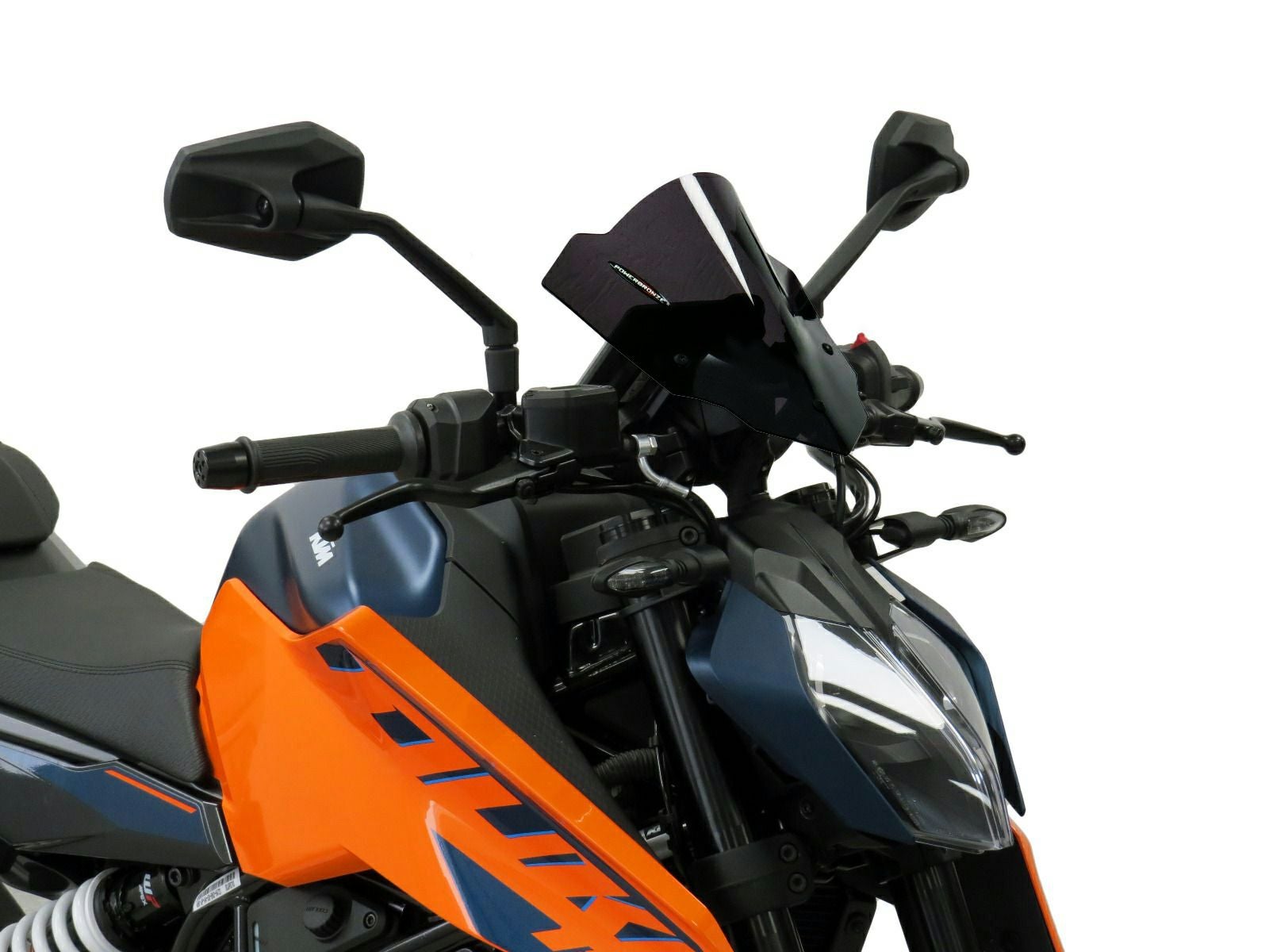 KTM 125/250/390 DUKE 24- スクリーン 230mm ダークスモーク パワー