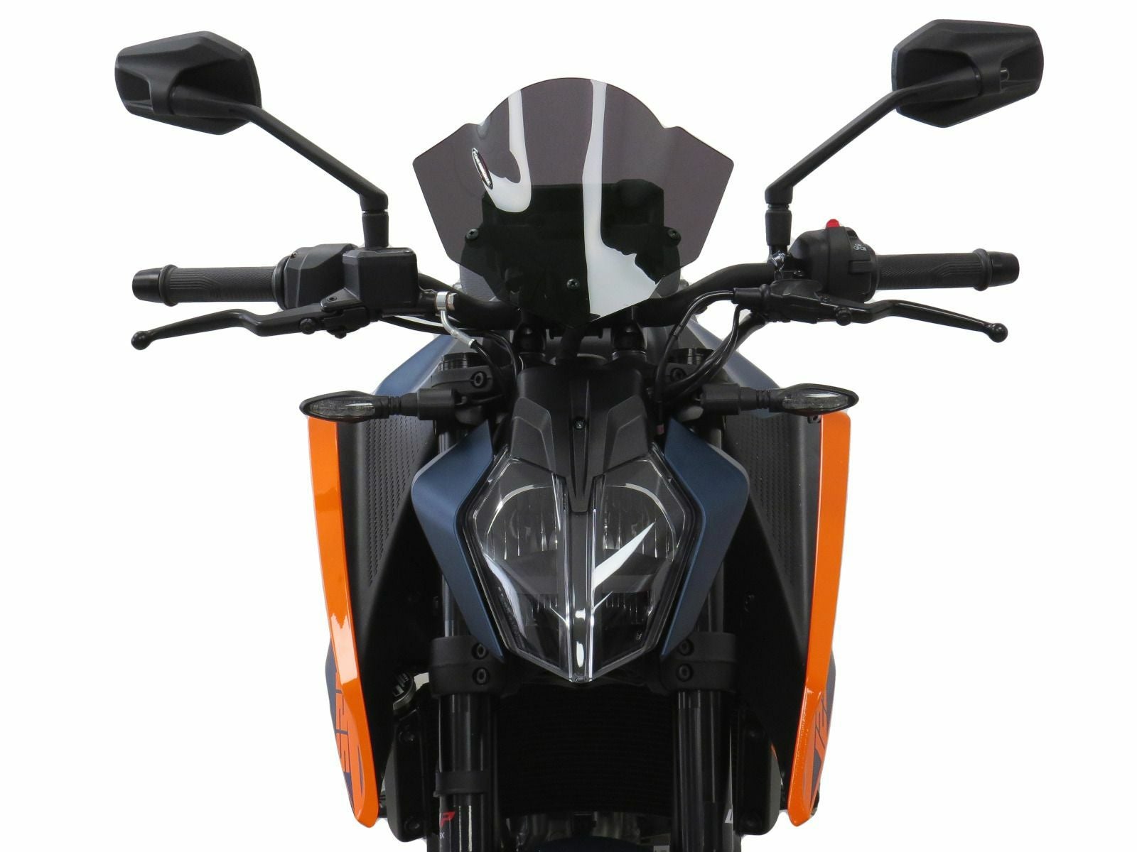 KTM 125/250/390 DUKE 24- スクリーン 230mm ライトスモーク パワー