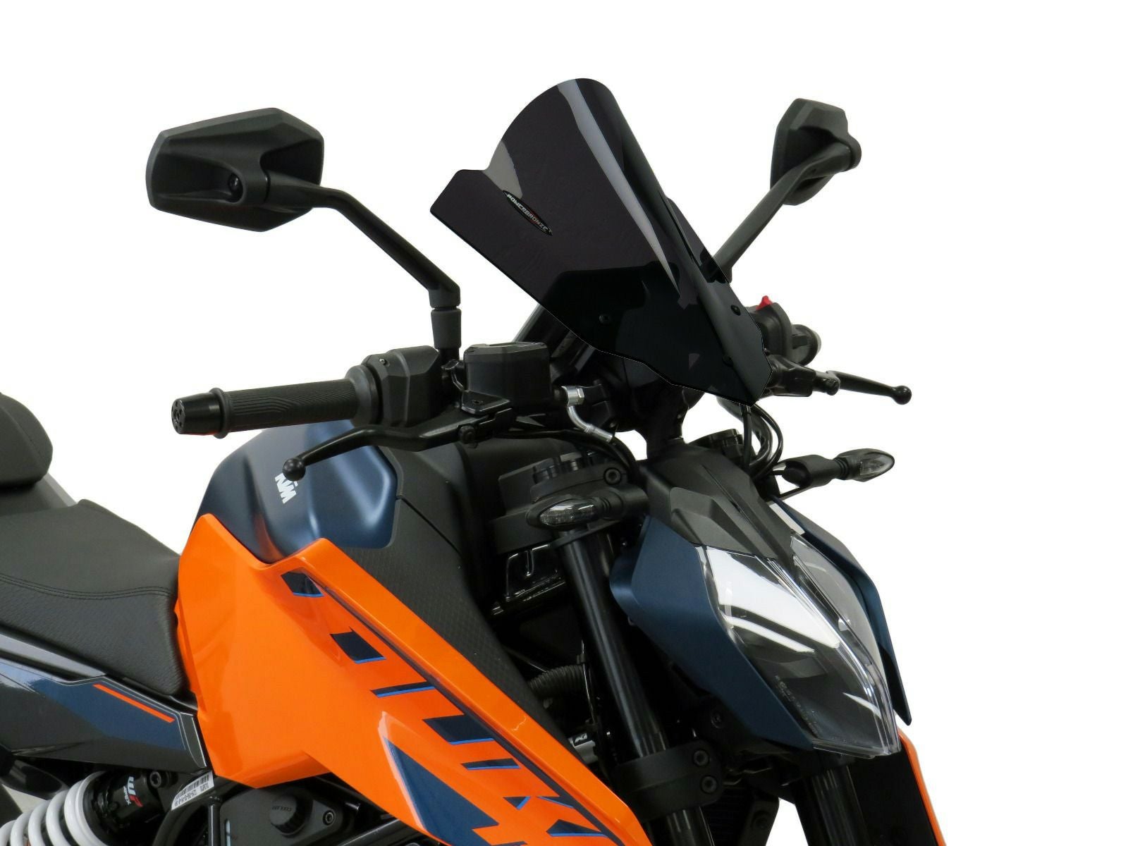 KTM 125/250/390 DUKE 24- スクリーン 320mm ダークスモーク パワー