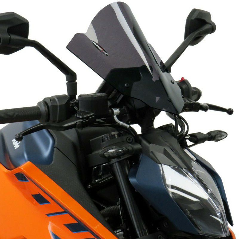 KTM 125/250/390 DUKE 24- スクリーン 320mm ライトスモーク パワー