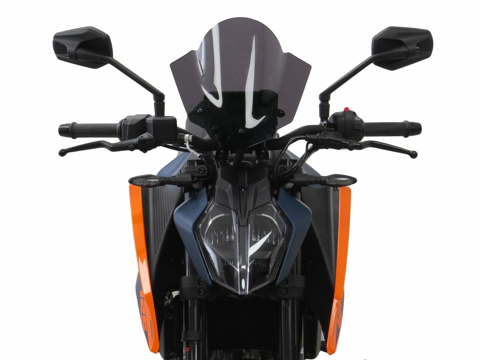 KTM 125/250/390 DUKE 24- スクリーン 320mm ライトスモーク パワー