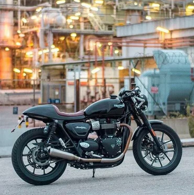 トライアンフ タマリット カフェシート ブラック トライアンフ ボンネビルT100/T120/スピードツイン900／スクランブラー