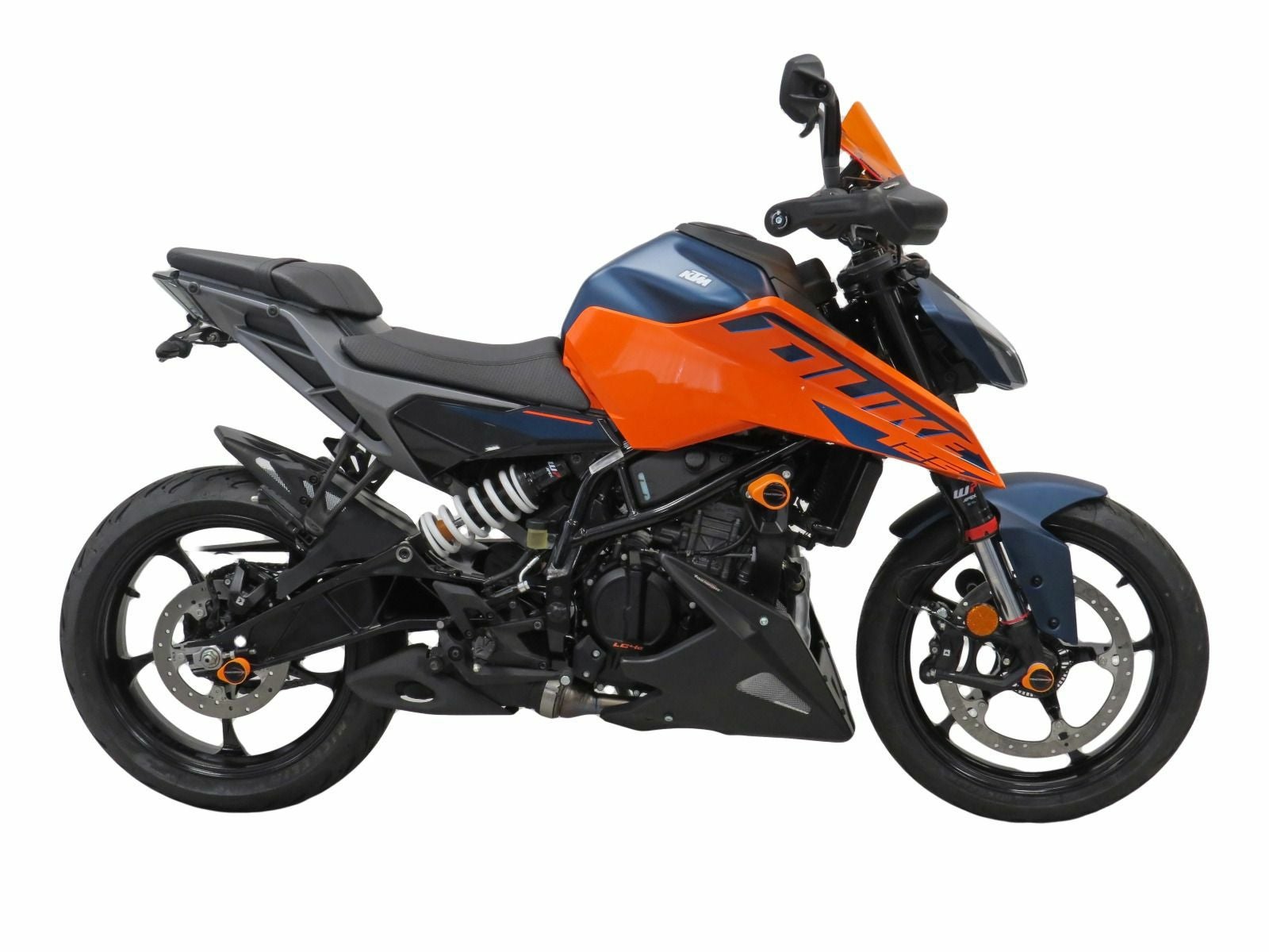 KTM 125/250/390 DUKE 24- リアアクスルスライダー ブラック パワー
