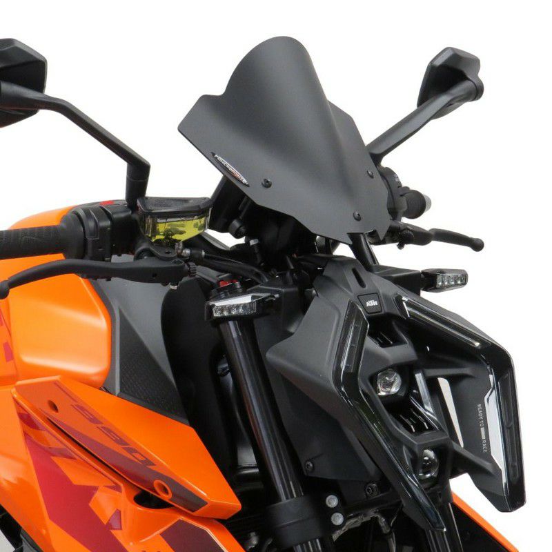 KTM 990DUKE 24- スクリーン 260mm ソリッドブラック パワーブロンズ