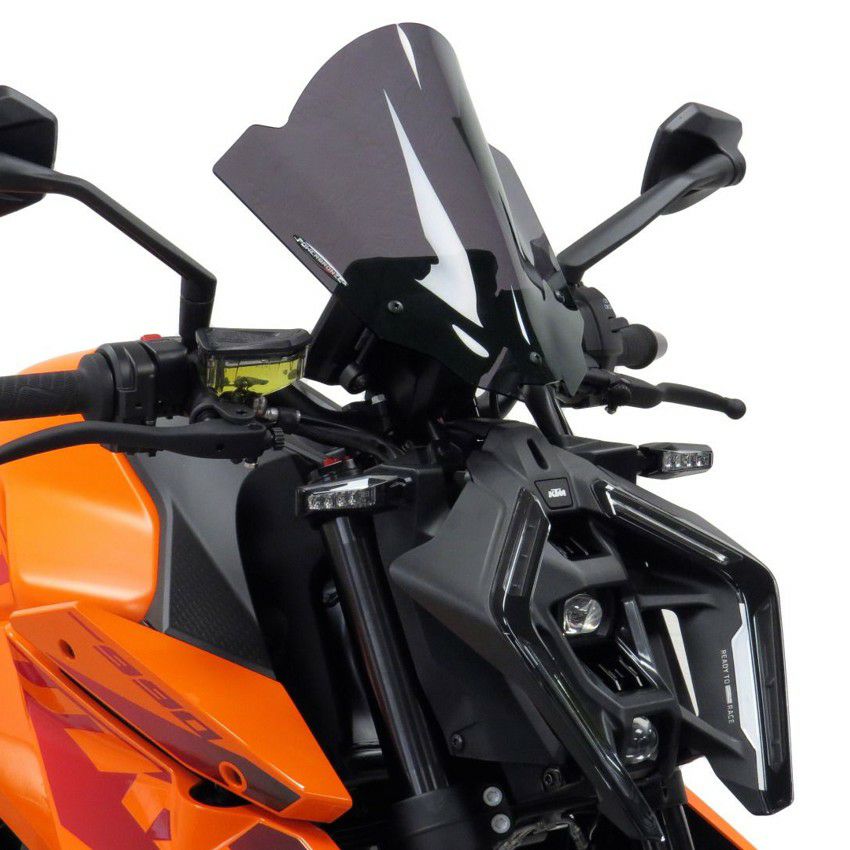 KTM 990DUKE 24- スクリーン 260mm ソリッドブラック パワーブロンズ