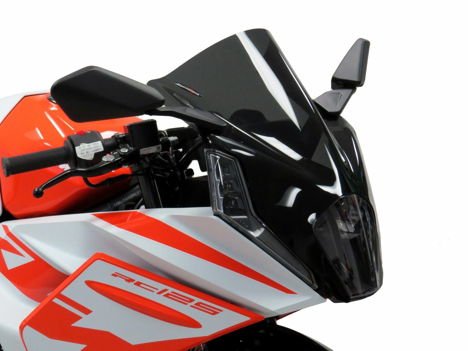 KTM RC125/200/390 22- スクリーン エアフロー ダークスモーク パワー