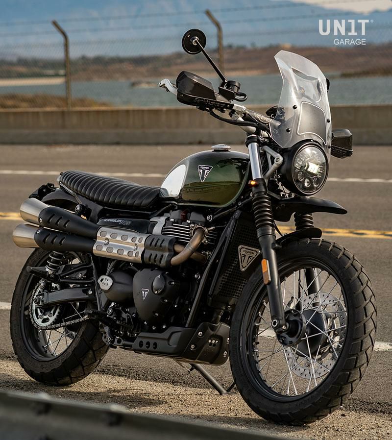 トライアンフ スクランブラー900/スピードツイン900 スクリーン クリア