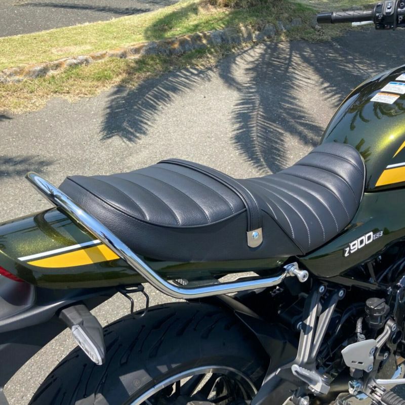 茗荷シート MYOGA ブラック バイクシート Z900RS タックロールシート 茗荷シート 艶ありブラック ミョウガシート